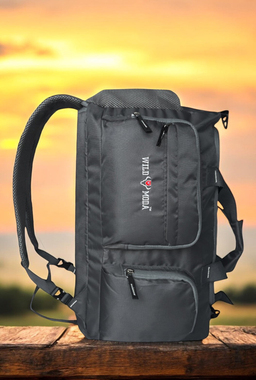 Wildmoda 45L FlexForce: All-in-One Travel, Trekking, Duffel Bag, Sport